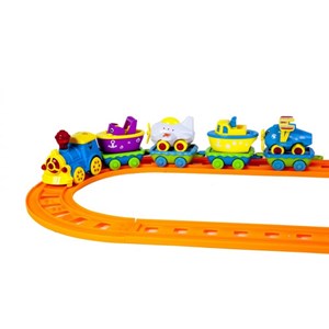 قطار اسباب بازی موزیکال 5 کوپه نشکن (اصل) _ماشین اسباب بازی