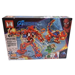 لگو مارول مرد عنکبوتی و دکتر اختاپوس 333 قطعه مدل MG818B Spider Man and Doctor Octopus lego marvel_لگو