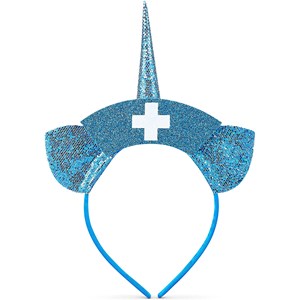 عروسک سورپرایزی رینبوکورنز RainBocoRns سری Unicorn Rescue با شاخ آبی_عروسک سورپرایزی