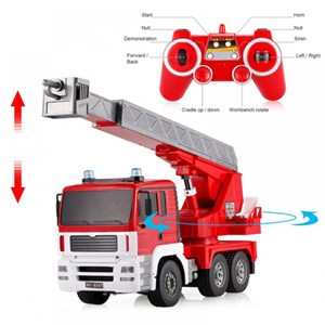 ماشین کنترلی جرثقیل آتشنشانی مقیاس 1:20 دبل ای مدل 003-517 Double EE _ماشین کنترلی