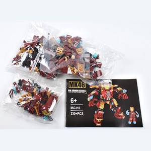 لگو مارول مرد آهنی هالک باستر 330 قطعه مدل Iron Man Hulkbuster MK46 MG310_لگو