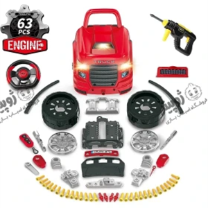ماشین اسباب بازی ریموت دار موتور مستر Motor Master مدل کاپوت کامیون Kids Truck Engine Toy _ماشین اسباب بازی