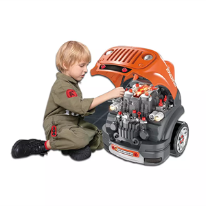 ماشین اسباب بازی ریموت دار موتور مستر Motor Master مدل کاپوت جیپ Kids JEEP Engine Toy _ماشین اسباب بازی