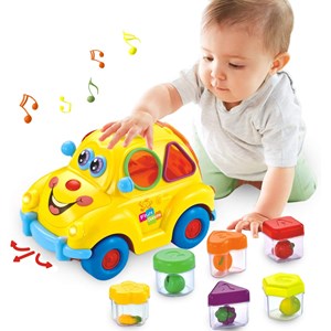 اسباب بازی موزیکال ماشین میوه ای هولی تویز مدل 516 Hola Super Fun Fruit Car _اسباب بازی نوزادی