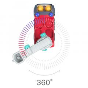 اسباب بازی ماشین آتش نشانی موزیکال هولی تویز Hola Toys مدل E8998 _ماشین اسباب بازی