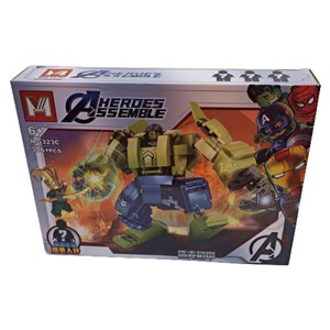 لگو مارول ربات هالک سوپر قهرمانان 306 قطعه مدل MG323C hulk lego marvel superheroes_لگو