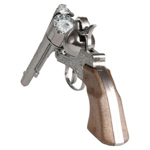 تفنگ اسباب بازی فلزی گانهر Gonher مدل هفت تیر کابوی کلاسیک 122.0_تفنگ اسباب بازی