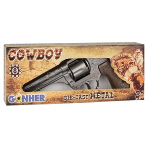 تفنگ اسباب بازی فلزی کابوی COWBOY گانهر Gonher مدل 80.0_تفنگ اسباب بازی