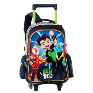 کوله پشتی چرخدار 40 سانتی بن تن Trolly Bag - Ben 10 _کوله پشتی