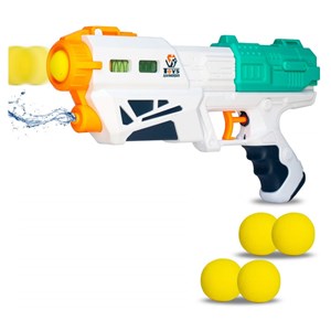 تفنگ اسباب بازی آب پاش و توپ اسفنجی مدل MAGIC GUN_تفنگ اسباب بازی