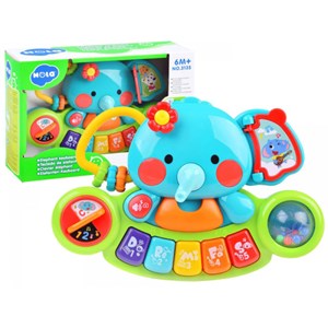پیانو فیلی موزیکال هولی تویز مدل 3135 Hola Toys Elephant Keyboard_اسباب بازی نوزادی