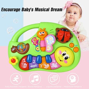 اسباب بازی موزیکال پیانو پروانه ای هولی تویز مدل 927 Hola Toys Piano Musical_اسباب بازی نوزادی