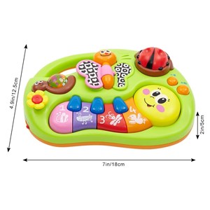 اسباب بازی موزیکال پیانو پروانه ای هولی تویز مدل 927 Hola Toys Piano Musical_اسباب بازی نوزادی