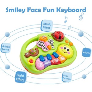 اسباب بازی موزیکال پیانو پروانه ای هولی تویز مدل 927 Hola Toys Piano Musical_اسباب بازی نوزادی