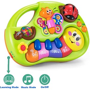 اسباب بازی موزیکال پیانو پروانه ای هولی تویز مدل 927 Hola Toys Piano Musical_اسباب بازی نوزادی
