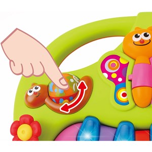 اسباب بازی موزیکال پیانو پروانه ای هولی تویز مدل 927 Hola Toys Piano Musical_اسباب بازی نوزادی