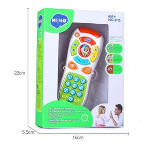 اسباب بازی موزیکال ریموت کنترل آموزشی هولی تویز مدل 3113 Hola Toys music toy remote control_اسباب بازی نوزادی