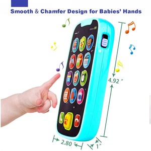 اسباب بازی موبایل لمسی و موزیکال هولی تویز مدل Hola Toys Baby Cell Phone 3127_اسباب بازی نوزادی