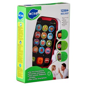 اسباب بازی موبایل لمسی و موزیکال هولی تویز مدل Hola Toys Baby Cell Phone 3127_اسباب بازی نوزادی