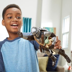 اکشن فیگور 30 سانتی مندلورین به همراه بیبی یودا _اکشن فیگور