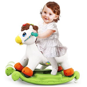 اسباب بازی موزیکال دو کاره اسب الاکلنگی هولی تویز مدل Hola Toys Rocking Horse Children's Music 987_ اسباب بازی نوزادی