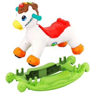 اسباب بازی موزیکال دو کاره اسب الاکلنگی هولی تویز مدل Hola Toys Rocking Horse Children's Music 987_ اسباب بازی نوزادی